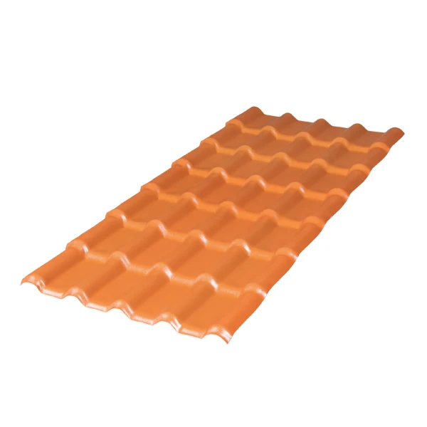 
JIELI heat insulation resistant long span plain bent fiber cement glass roof tile 