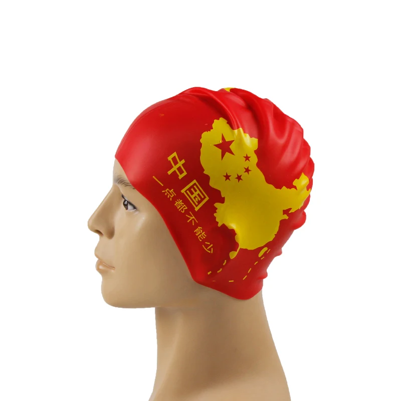 No minimum ear antislip custom swim caps of bulk order