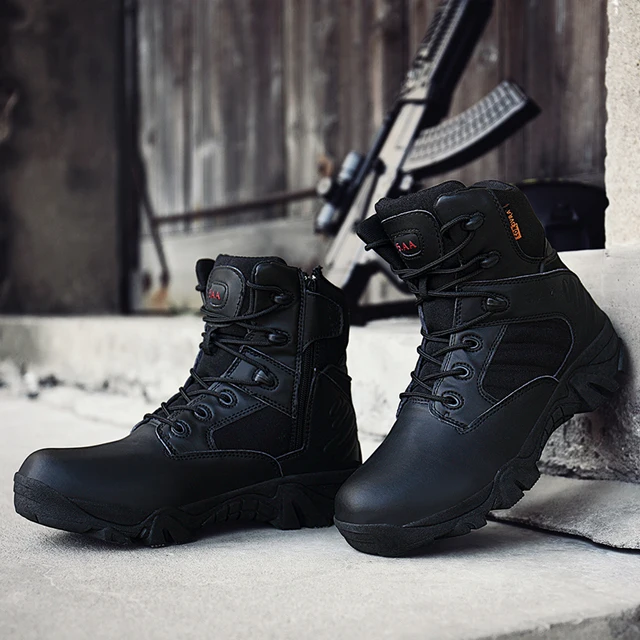 
QUQI sports cricket ultra running shoes mens boots military desert boot 