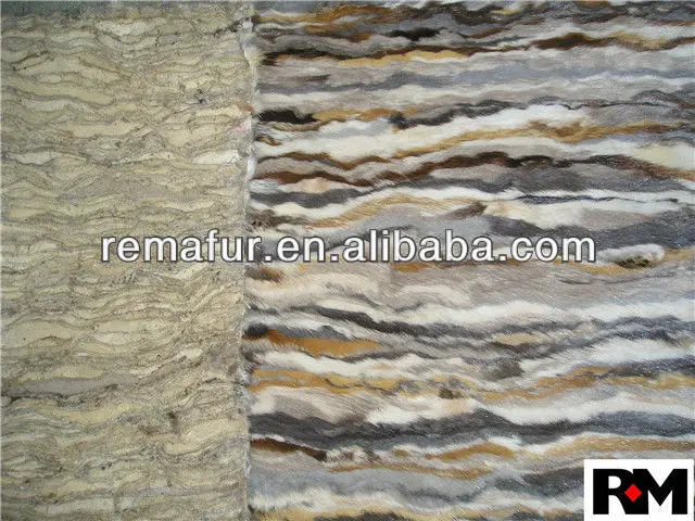 SCRAPS MINK FUR PLATE MINK FUR CARPET