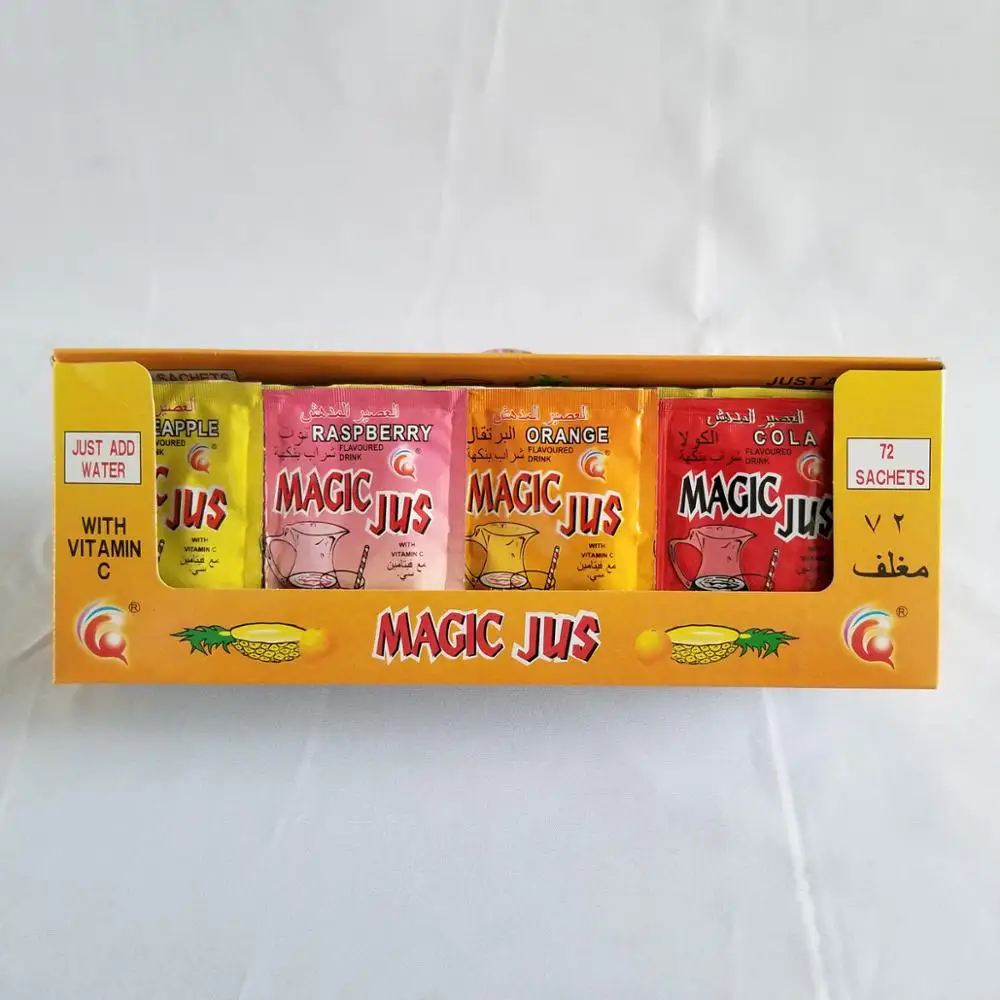 
5g add 2Liters water all fruit flavors instant juice powder 