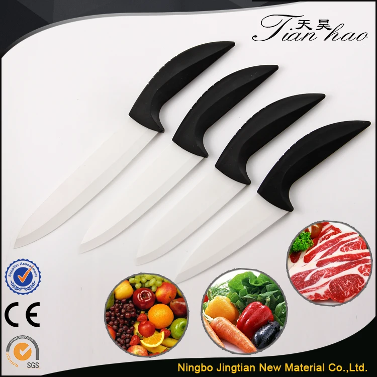 4Pcs Best Price ABS Handle Ceramic Chef Cooking Kitchen Knife