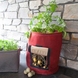 Garden Non-Woven Seeding Grow bags Seedling Nursery Planter Bag Fabric Felt Grow Pot