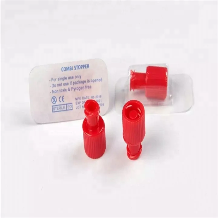 Medical Disposable Transparent Heparin Cap For I.V. Catheters Cannulas CE And ISO Approved