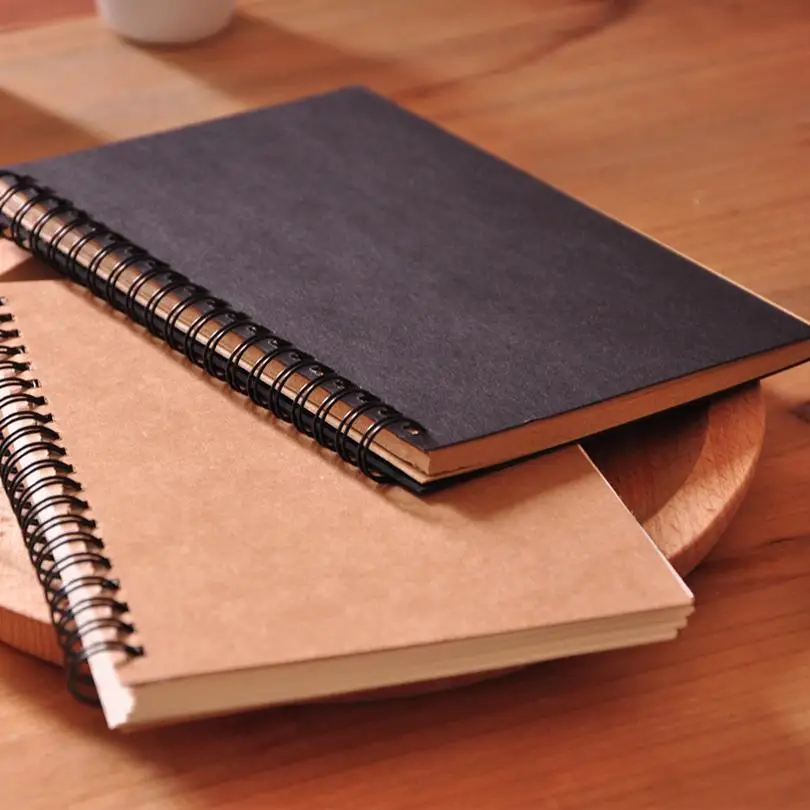 Wholesale custom reusable 100% PVC plastic fashion cover spiral notebook with logo printed