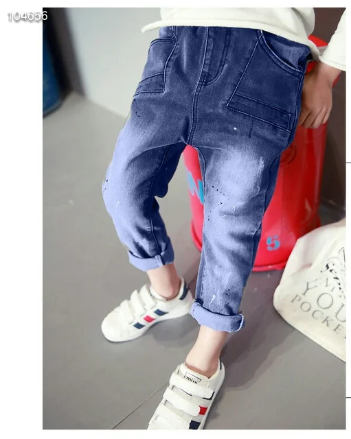 Детские брюки, джинсы для мальчиков на весну и осень, новинка 2019, брюки для мальчиков, брюки, брюки, детская одежда в Корейском стиле