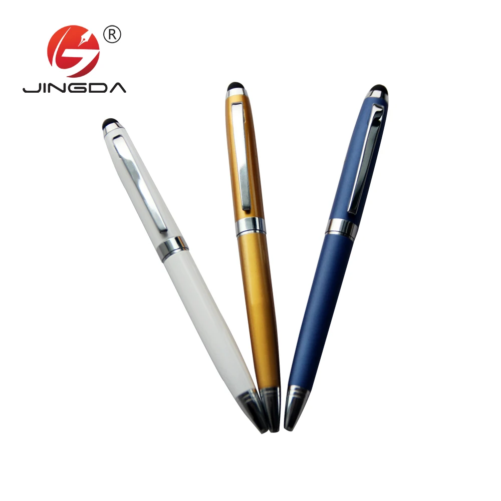 Advertising touch stylus pen promotion gift metal touch ball pen