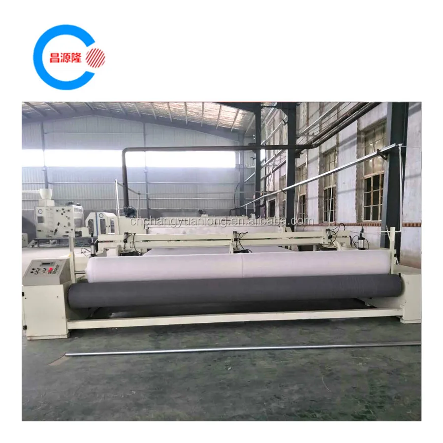 Thermal bonded wadding machine for glue or non-glue wadding making