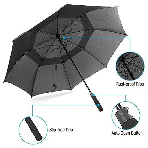 27 inch umbrella factory golf umbrella manufacturer customized logo golf umbrella supplier