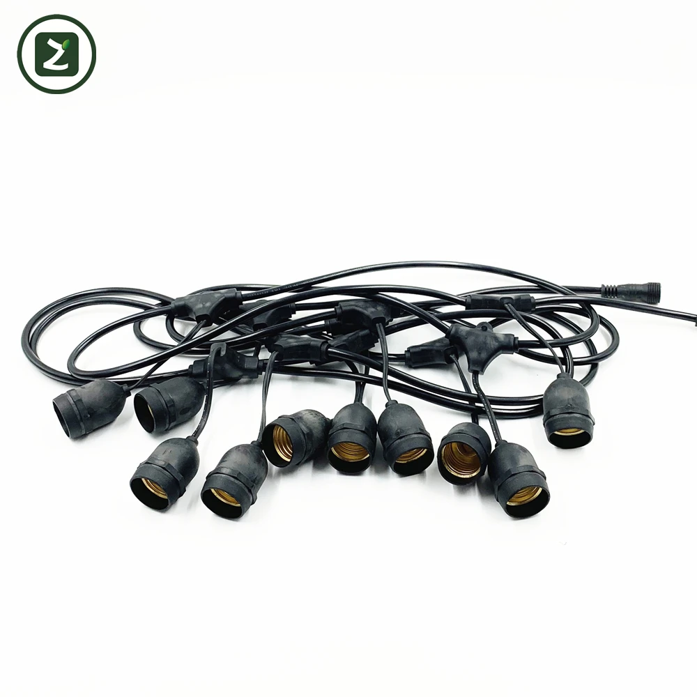 
E26 E27 Decorative Base Outdoor Merry Christmas Waterproof String Light 