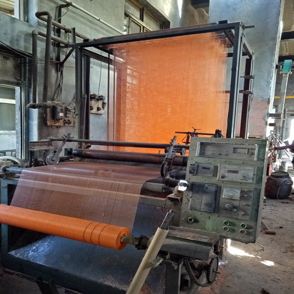 high quality fiber glass wire plastering mesh weaving machine with selvage