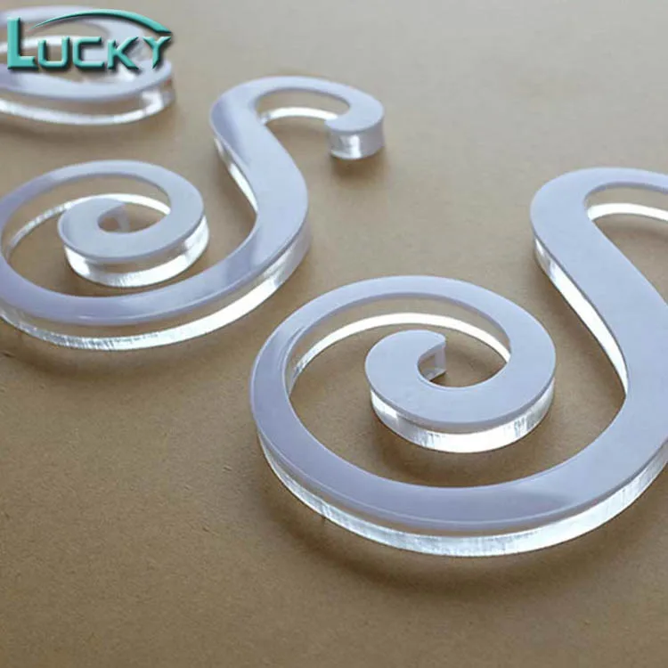 clear acrylic letter