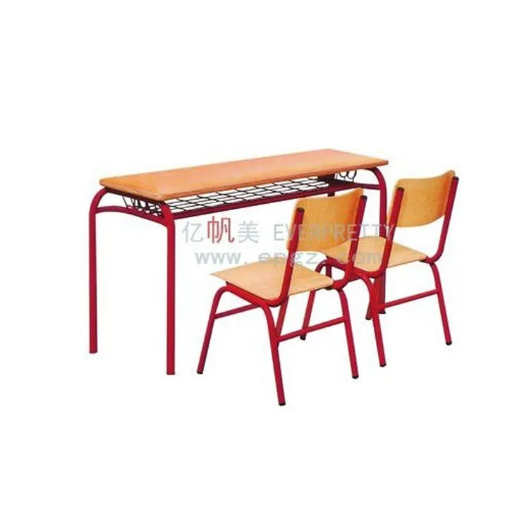 School Furniture Double Desk and Chairs Classroom  High Quality Classroom Furniture Double Desk and Chair