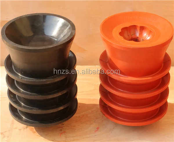 
Oil Well Rubber Body Top and Bottom Cementing Plug 