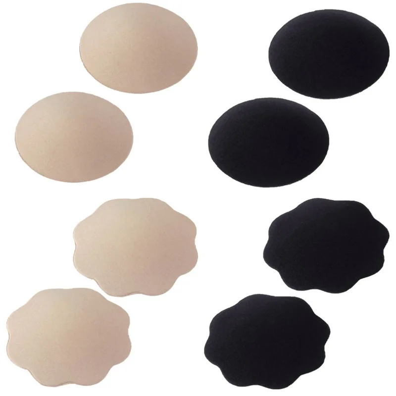 
Girl Massage Nipple Cover High Quality Mature Ladies Sexy Bra Pads Factory Wholesale Nipple Cover for Underwear Nude, Black 