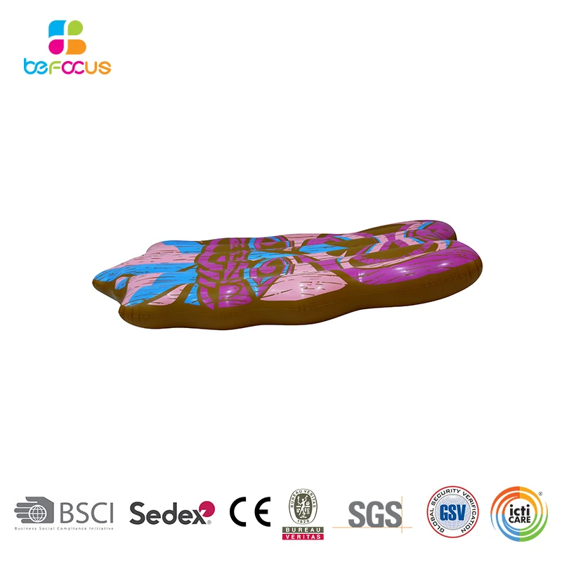 
2021 new design fashion drama face inflatable pool float 