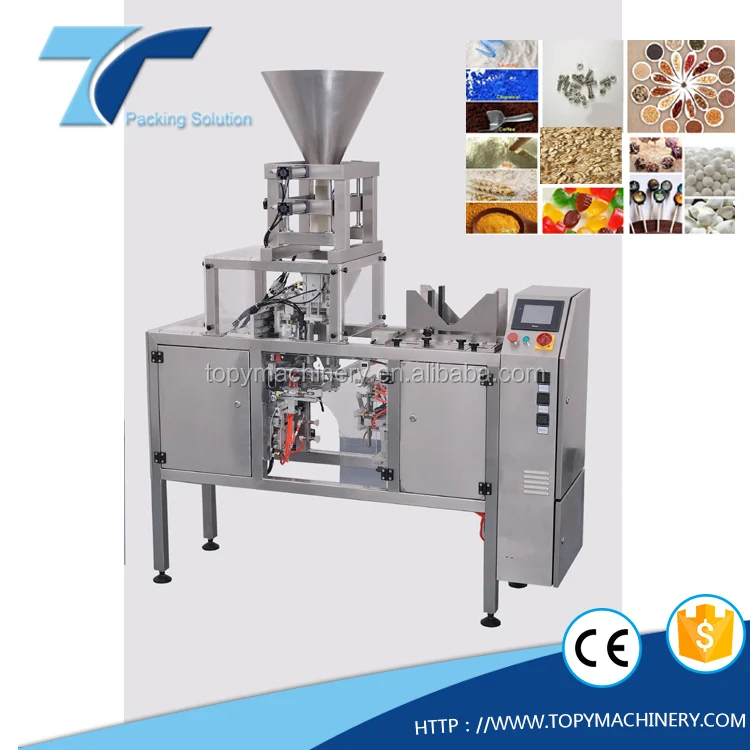 Автоматическое дой-пак готовых мешок зерна или порошок наполнение-запечатывание упаковки машина
