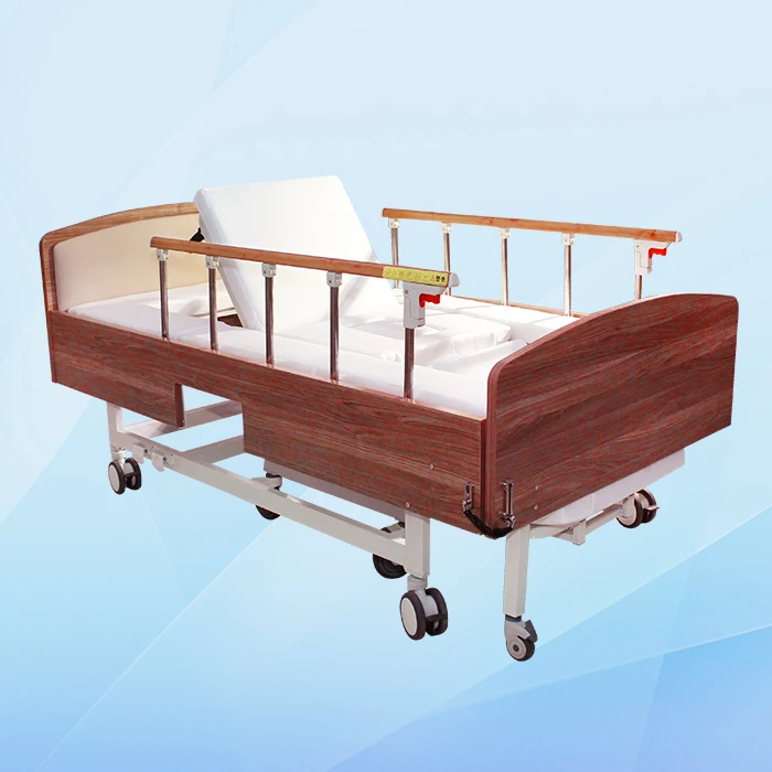 Back adjustable electric wheel chair cumhospital patient bed