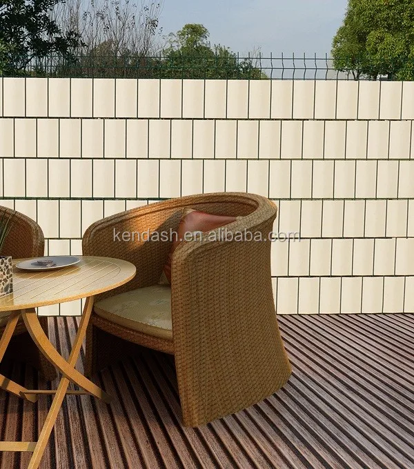 Privacy protection screen fence strip Double Rod Mat Polypropylene Privacy Wind Screen Windbreak