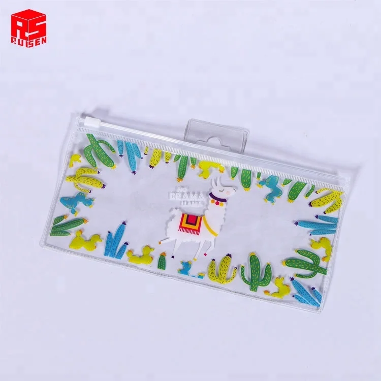 2018 Hot Sale trendy style transparent PVC pen pouch