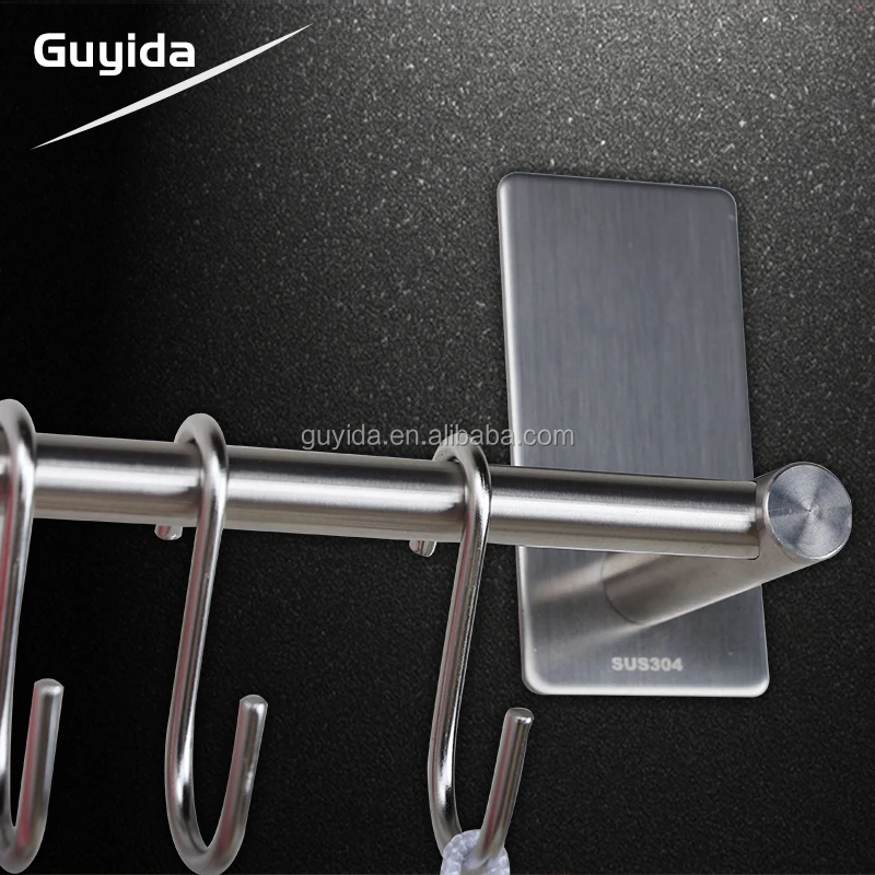 
Free sample wholesale wall hung towel ring 304 stainless steel towel rack in bathroom 