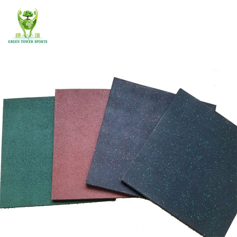 Cheap Factory Supply 25mm Thick Crossfit Gym Floor Rubber Mat Tile Price