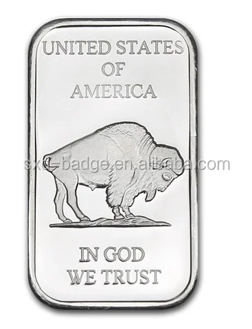 
Custom 925 Pure silver coin and bar /Hot Sales Silver Buillion bar 