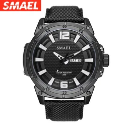 Nylon leather band SL1316  al fajr logo custom  dial smael watch