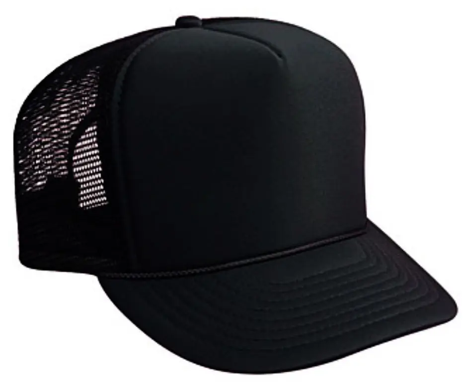 Promotional Trucker Caps Printing LOGO Front material polyester with sponge,back mesh snapback trucker cap