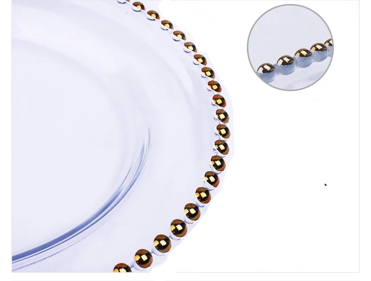 Hot selling fruit plates wholesale wedding silver beads