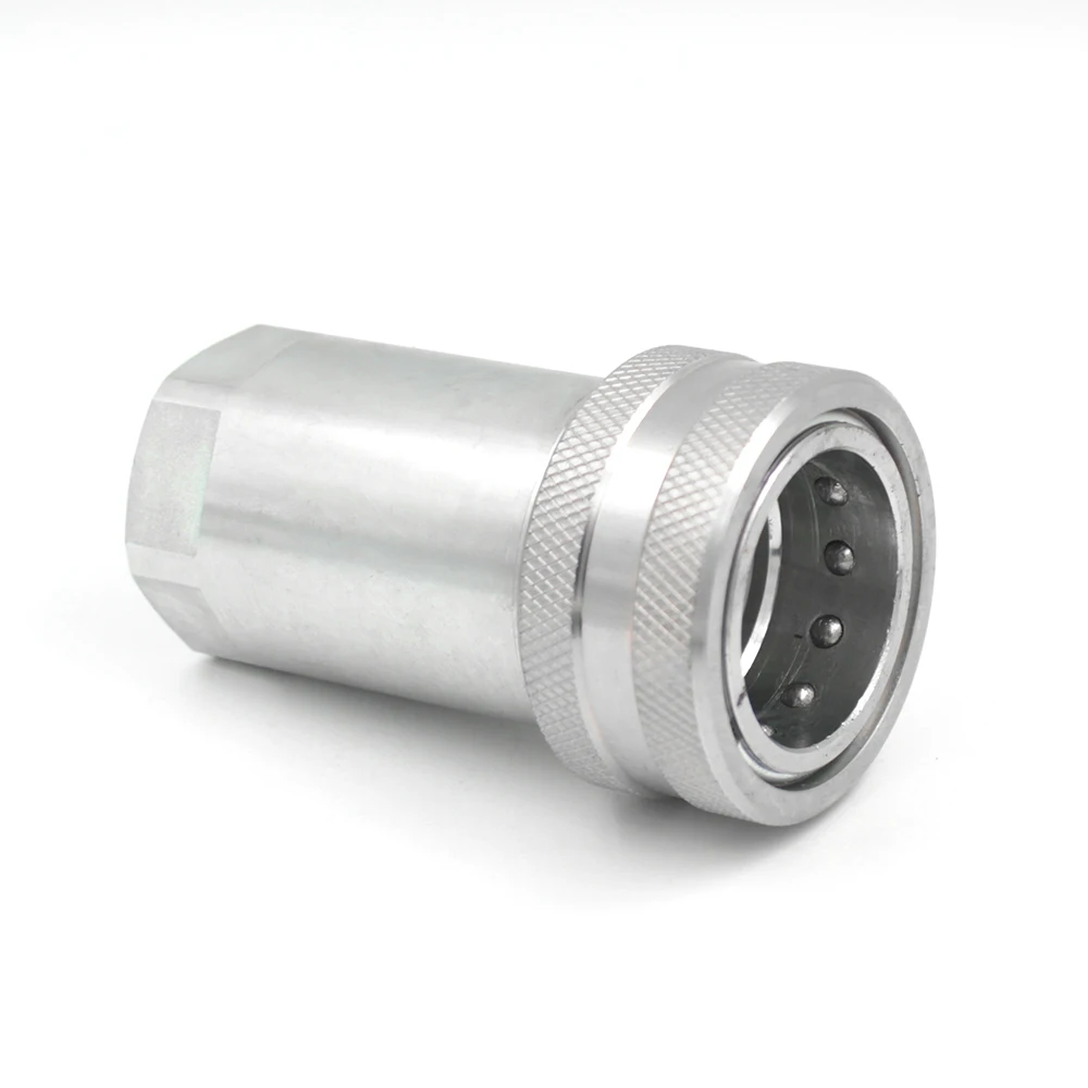 1 inch BSP NPT female thread carbon steel hydraulic hose quick connect coupling for general purpose applications