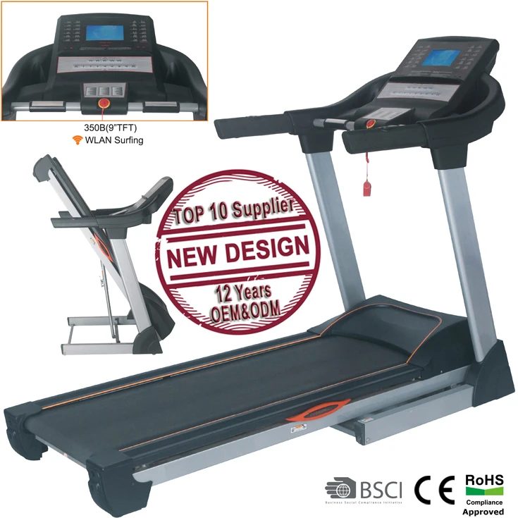 GS-350E Deluxe Indoor Motorized Tread mill for Home Use