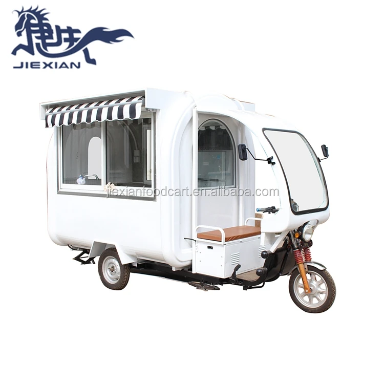 JX-FR220GH Shanghai Jiexian electric food van food bike cart vending cart coffee scooter food truck