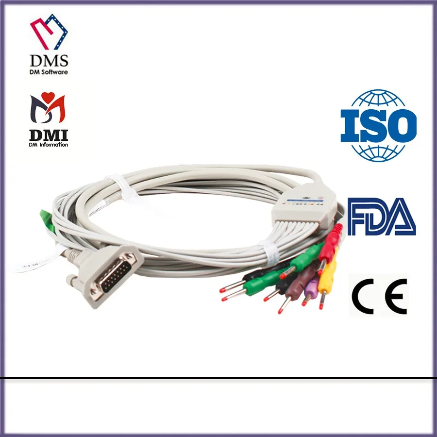 DMS Banana Type ECG Cable