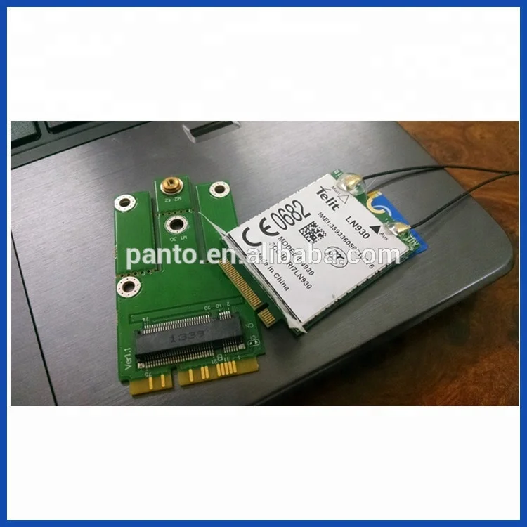 
For Wifi/Wlan + Bluetooth card sminiPCI express to M.2 (NGFF) (USB) Adapter 