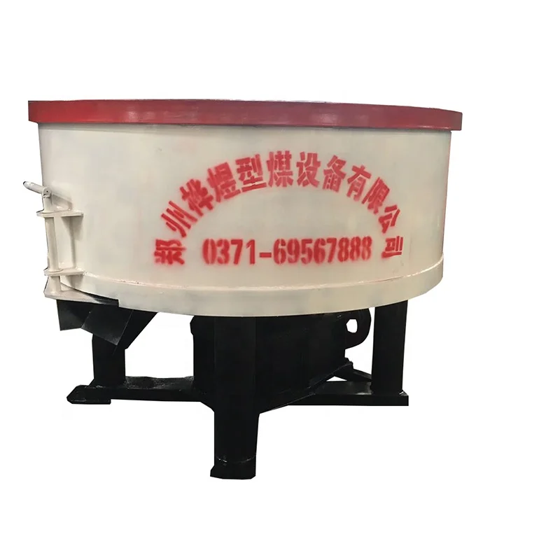 Energy saving equipment coal charcoal coke iron powder wheel roller mixer charcoal grinding machine