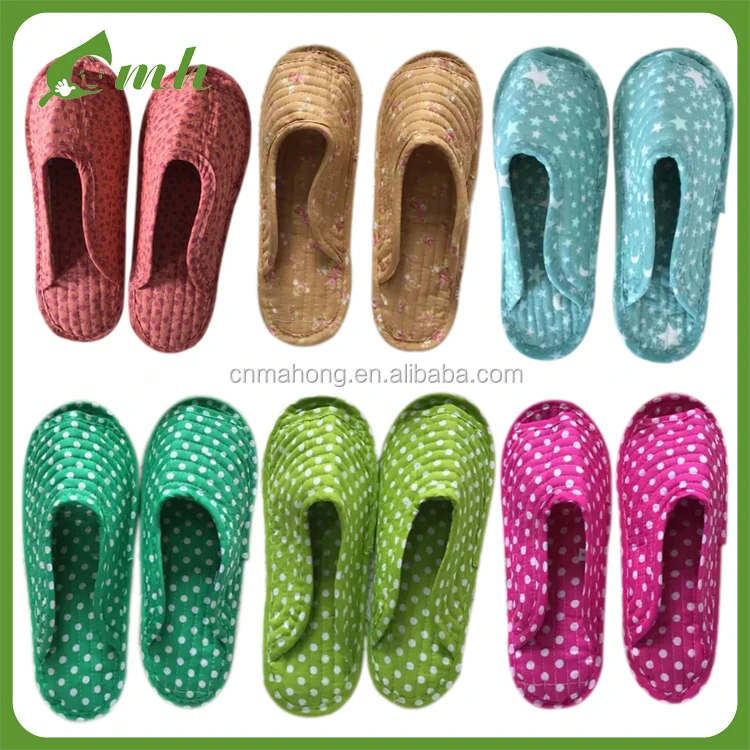 manufacturers mh wholesale 100%cotton Gym room breathe freely massage slipper