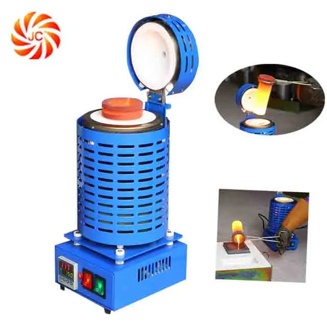 220V 3kg Portable Gold Silver Metal Melting Pot for Casting