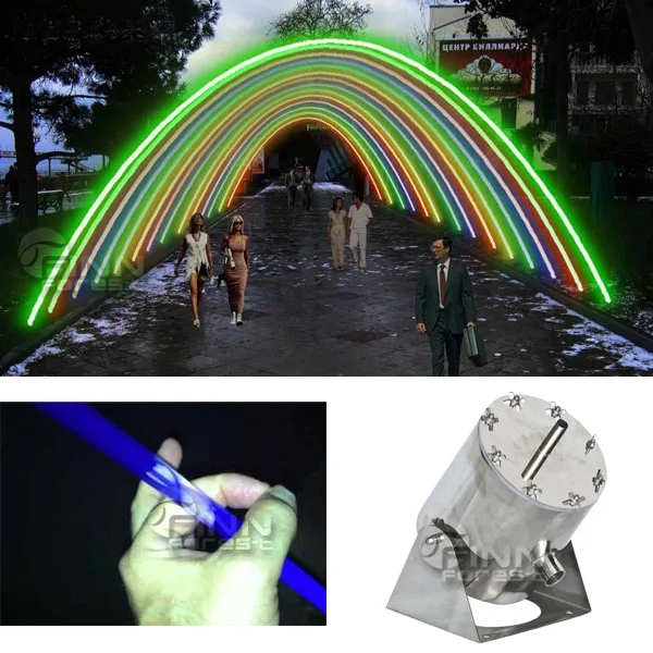 Заводской цветной водоструйный фонтан ламинар