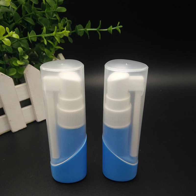 HDPE Empty White Oral Nasal Throat Mist Spray Bottle for Pharmaceutical Packaging