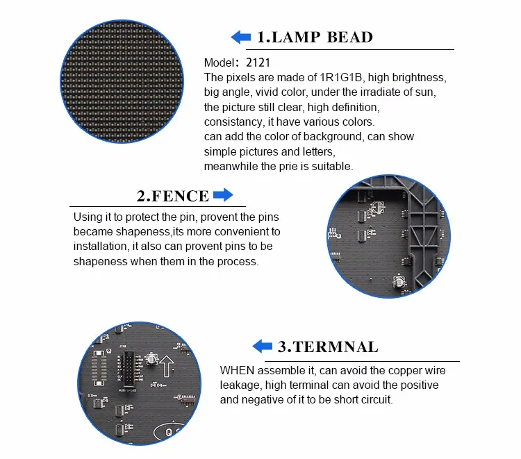 P4 led module led panel SMD P2.5, P3, P5 Factory price Indoor Full Color led screen modules led display