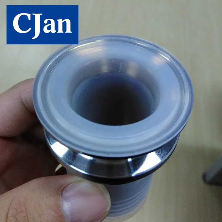 Sanitary stainless steel PFA lined tri clamp hose fitting for Pharmacy pfa lining fittings