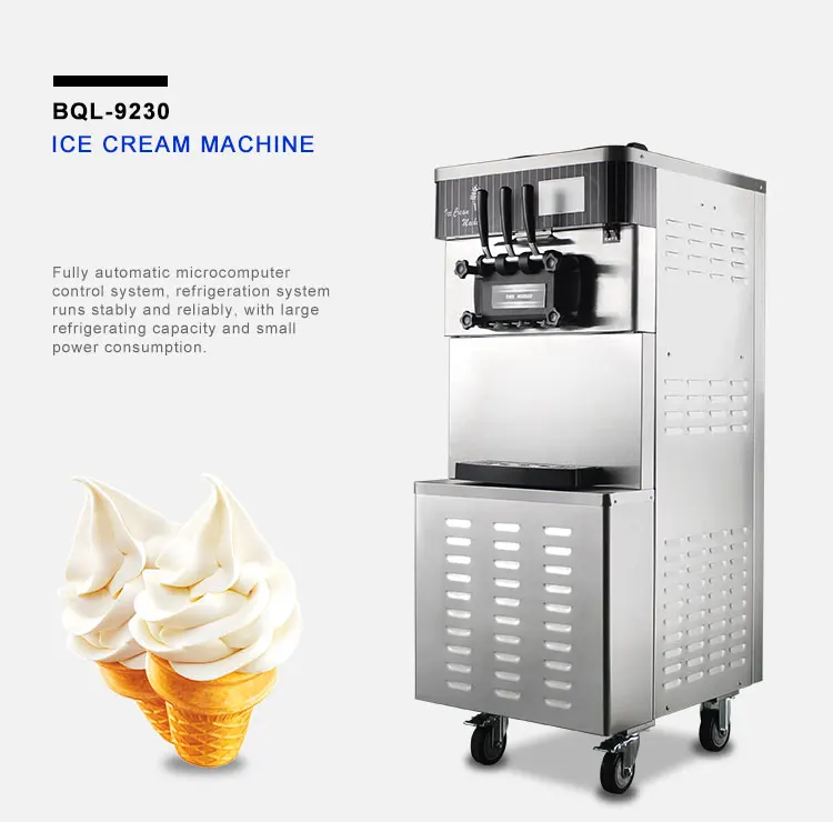 high potential yogurt ice cream machine soft serve commercial ice cream making machine