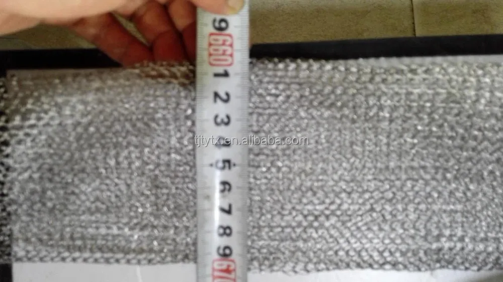 Stainless steel and metal knitted wire mesh sleeve GAS LIQUID filter mesh