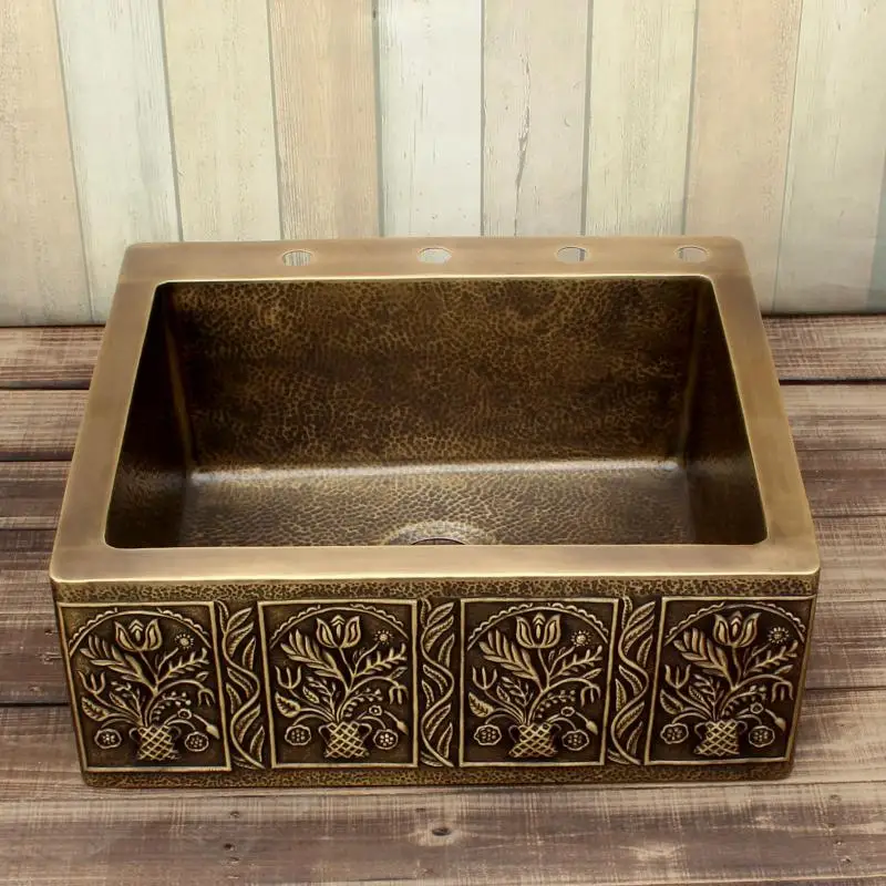 Brass kitchen  sink