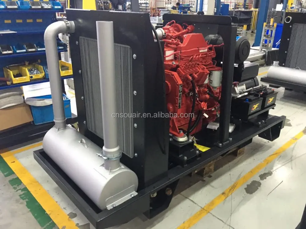 Дизельный генератор Atlas Copco QAS200, 400 кВА, В переменного тока, 3 фазы, 4 линии