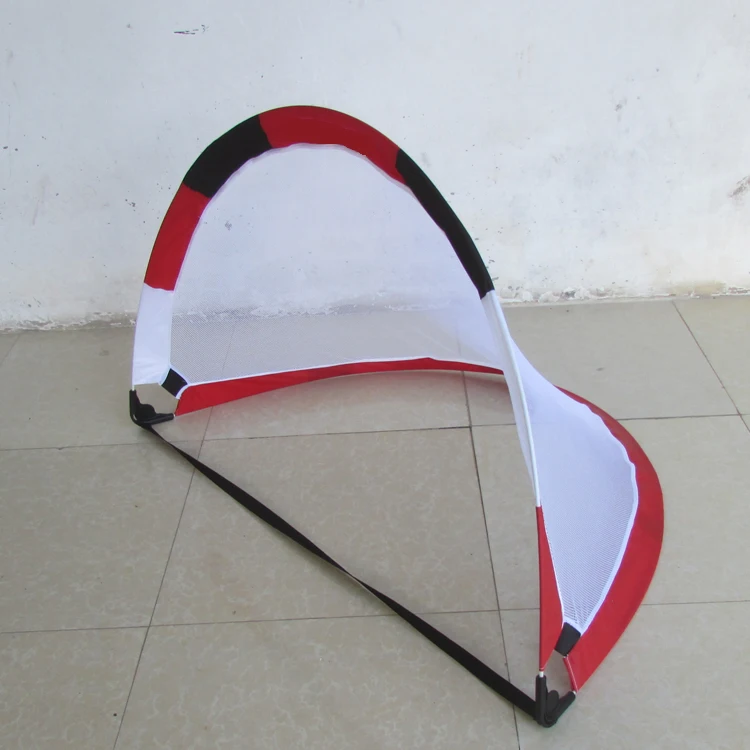 portable foldable pop up fiberglass soccer football goal