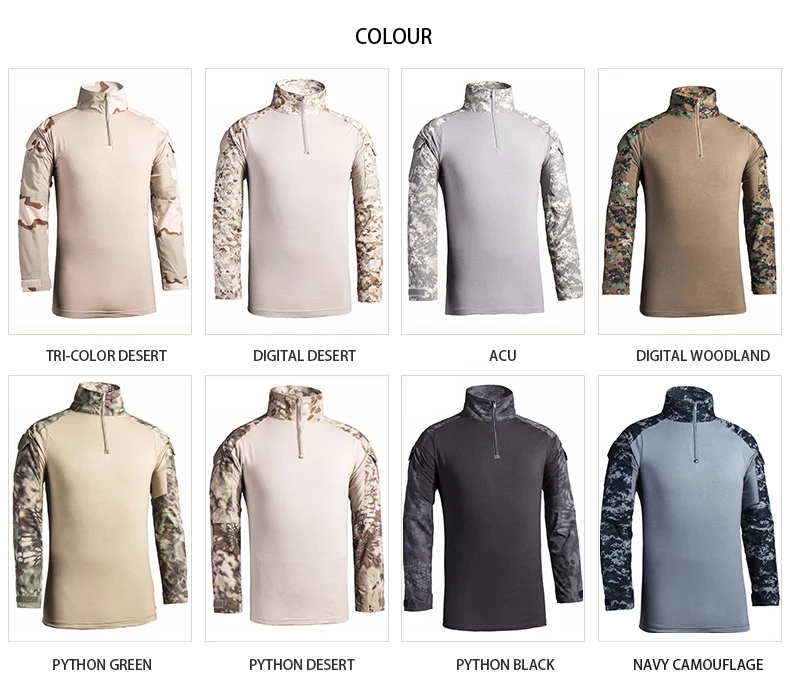 
Wholesale Black Camouflage Military Style Army Clothing Tactical Combat Suit/Uniform 