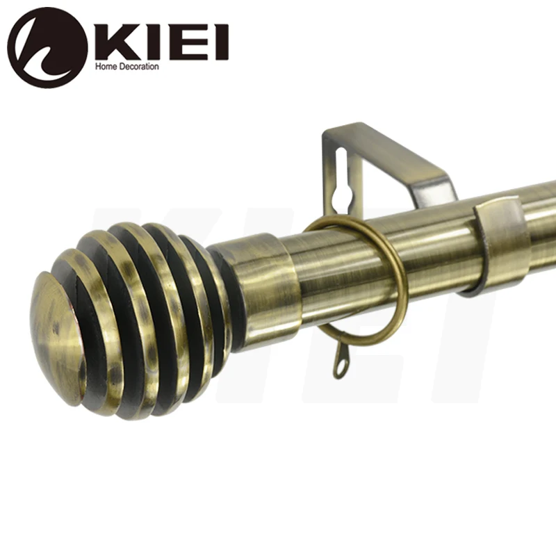 
Curtain Rod Set Poles Pipe Curtains Wholesale Iron Steel Plastic Acrylic Tension Rod for Drapery Hardware Room Decoration 