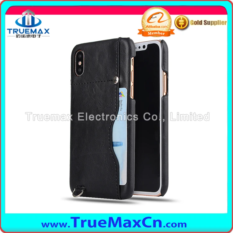 Новое прибытие Crazy Horse узор с карт памяти для IPhone 10 кожа задняя крышка